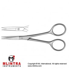 Nerve Dissecting Scissor Straight Stainless Steel, 11.5 cm - 4 1/2"